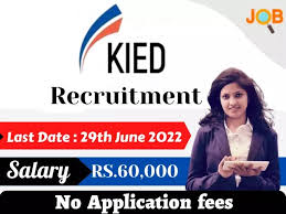KIED Kerala Recruitment 2022: