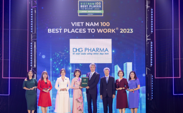 DHG Đạt Giải Thưởng Top 100 Nơi Làm Việc Tốt Nhất Việt Nam 2023