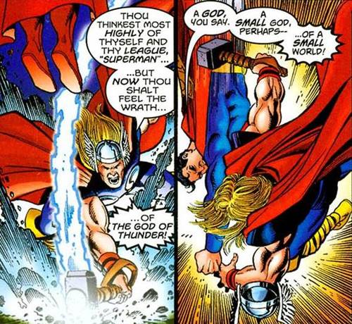 Superman vs Thor, Siapa yang Lebih Kuat?