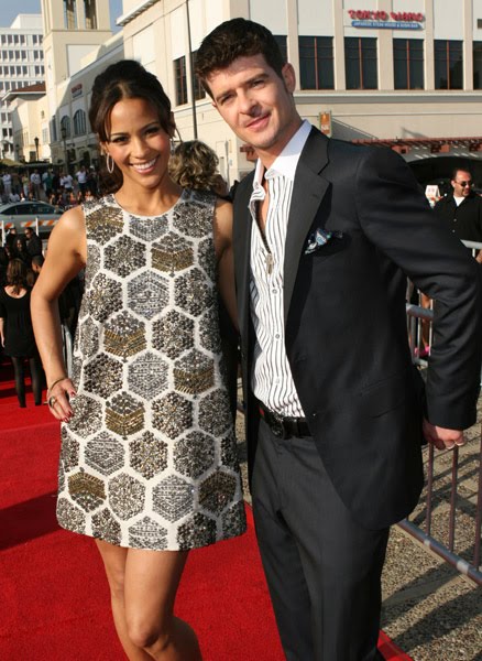 paula patton and robin thicke wedding. robin thicke paula patton baby