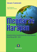 cover buku, Mendaras Harapan: Kumpulan Kolom Serambi Jumat dan Cahaya Ramadan Koran Merapi 2007-2010 image