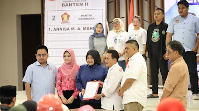 Deklarasi Relawan Annisa Mahesa dan Pemenangan Prabowo Gibran Bersama Para Pendekar Banten