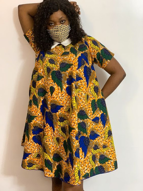 Ankara Short Gown Style