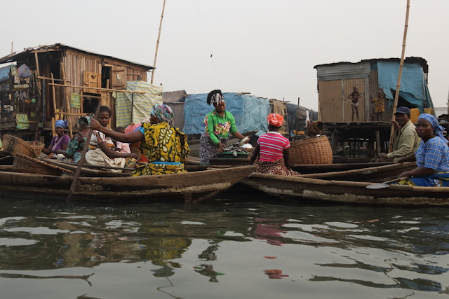 woman selling fresh fish