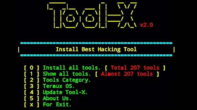Tool-X for Termux