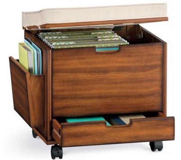 small rolling file cabinet