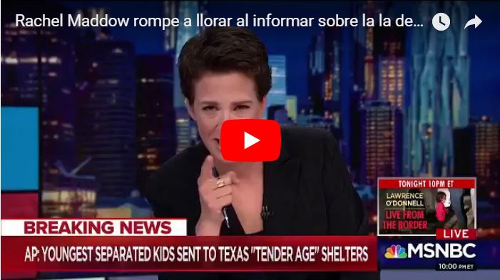 Presentadora de noticias de Estados Unidos lloró al leer la noticia sobre los niños enjaulados pro Donald Trump