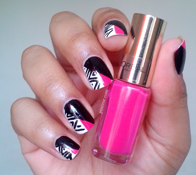 #twineternail : Pink Zebra