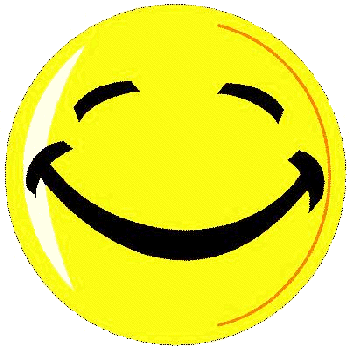 smiley face gif. house happy face cartoon.