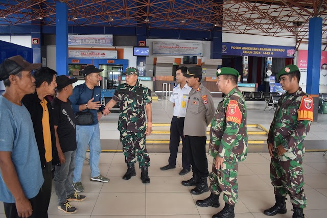 Dandim 1007/Banjarmasin Kirim Danramil Pantau Langsung Arus Balik Pelabuhan Trisakti