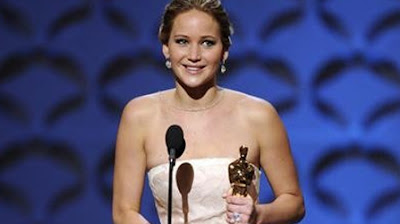 Oscar 2013 Best Actress Jennifer Lawrence for Silver Linings Playbook (2012)