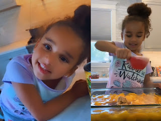 Dream Kardashian Cute Baking Tutorial Video With mother Blac Chyna Watch