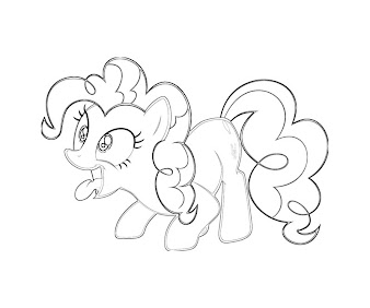 #2 Pinkie Pie Coloring Page