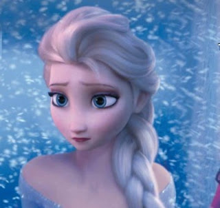 Elsa Frozen patah hati sedih