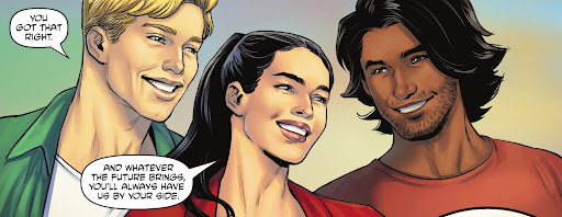 Steve Trevor, Diana Prince and Siegfried (DC's Legion of Bloom)