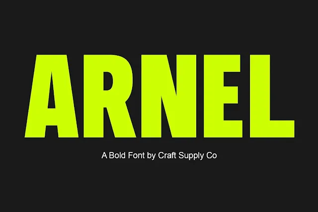 Arnel Sans Serif Font