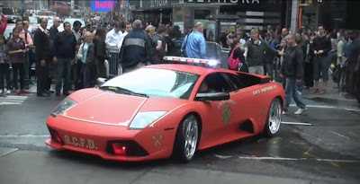 Gumball 3000 2012: Glen Cove Fire Department Lamborghini Murcielago