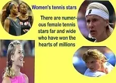 Women's tennis stars