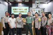 Perkuat Sinergitas TNI-Polri, Kapolres Sidrap Berkunjung Ke Makodim 1420 Sidrap
