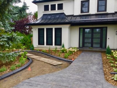 Concrete Lawn Edging Edmonton