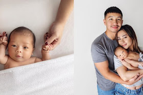 6 Potret Momen Photoshoot Nikita Willy, Indra Priawan dan Baby Izz