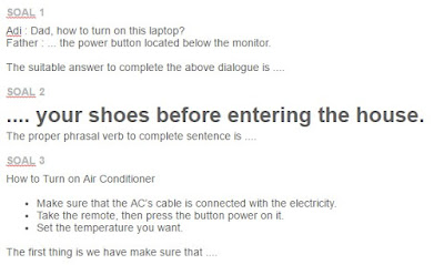 Contoh Soal Tips on Radio