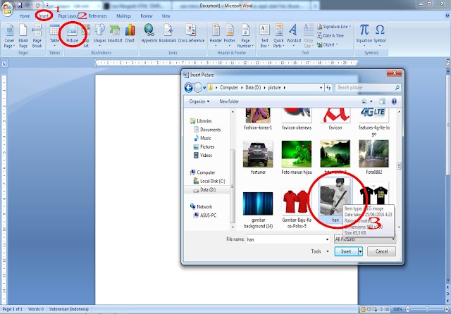 Cara mencetak foto berbagai ukuran dengan ms.word