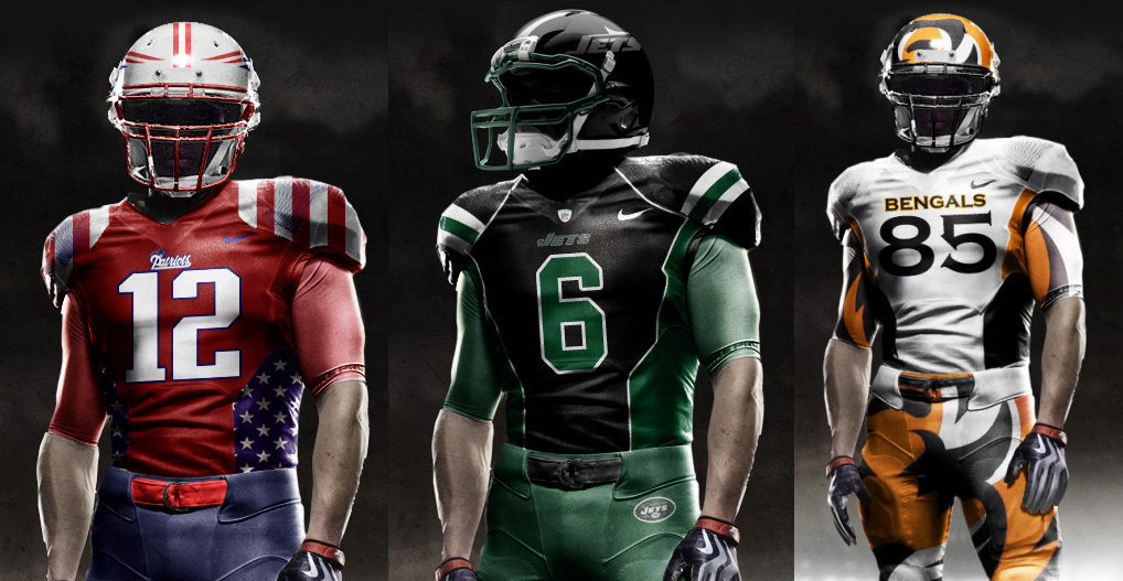 2012 NFL Uniforms by Nike