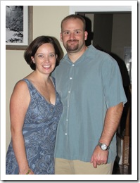 momma & daddy before date night, 7-10-09