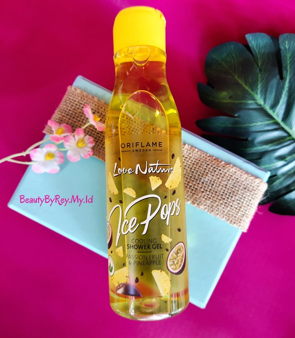 Review Oriflame Love Nature Ice Pops Cooling Shower Gel