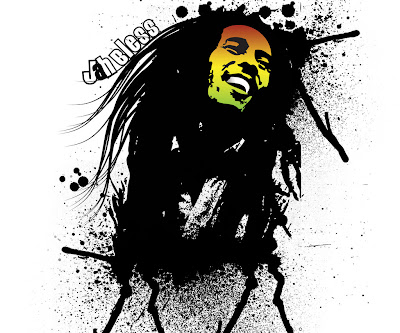 retro wallpaper, bob marley , retro people