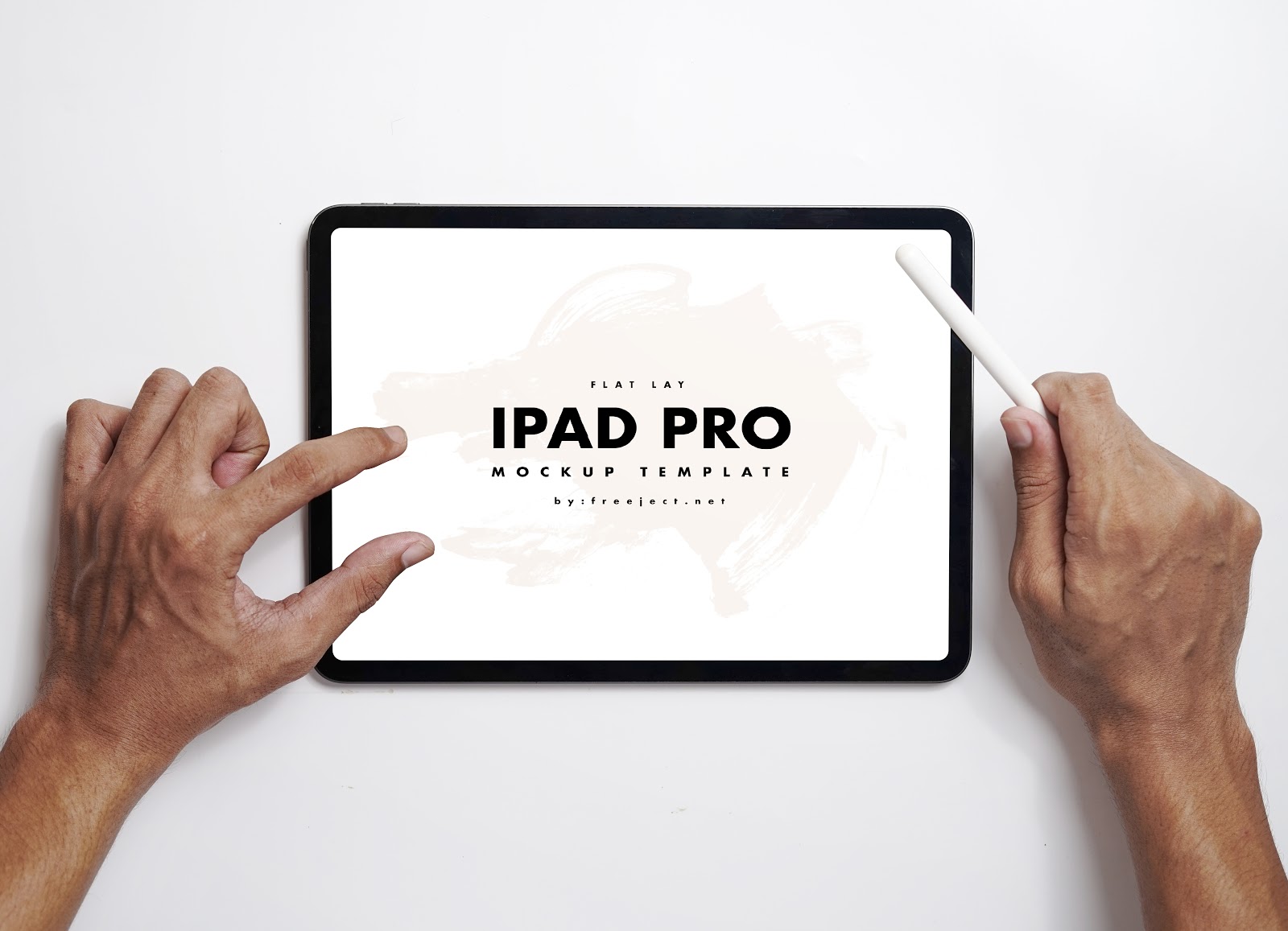 Download Free Download DEMO iPad Pro Flat Lay Composition Mockup ...