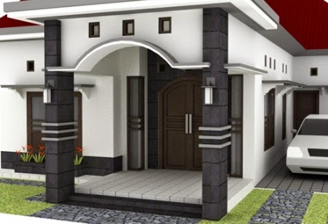 modelrumahminimalis 2019 Contoh Pilar  Teras  Rumah Images