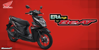 Tampilan Warna Honda Beat Terbaru Hard Rock Black