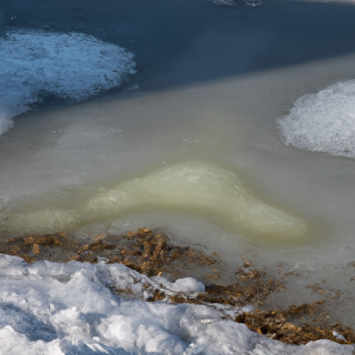 Ice Melt Runoff into water destroys the environment