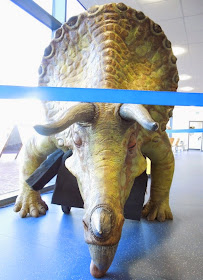 Animatronic Triceratops Doctor Who Dinosaurs on Spaceship