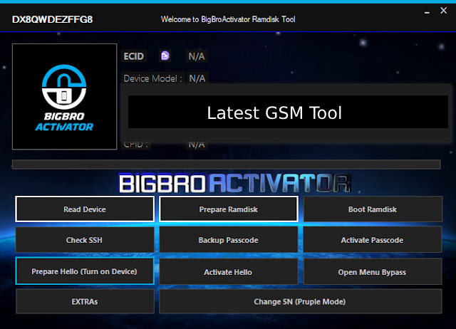 Download BigBroActivator Ramdisk v2 iCloud Tool Bypass