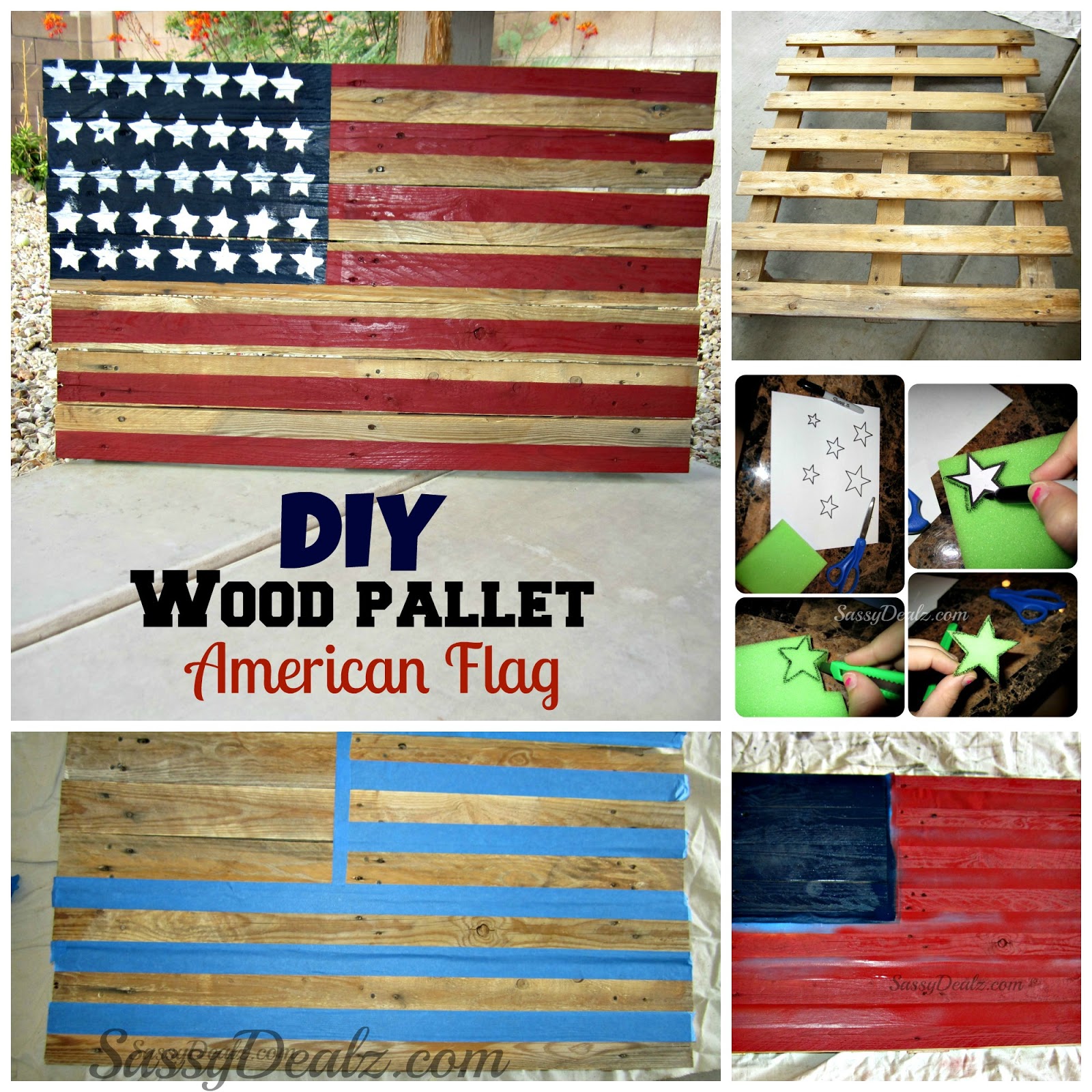DIY: How To Make an American Flag out of a Wood Pallet ...