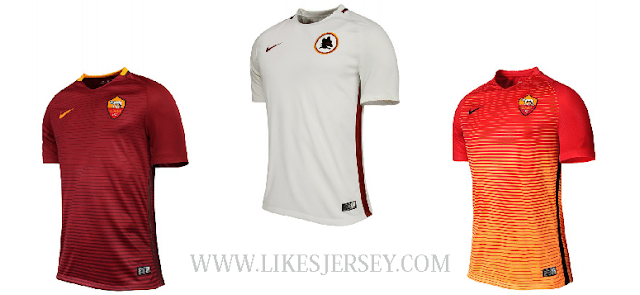 KAOS JERSEY BOLA AS ROMA TERBARU