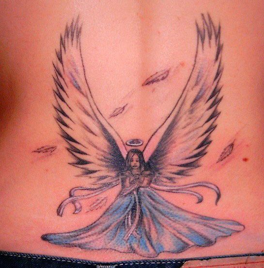 This little Angel Tattoo looks