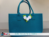 come personalizzare una borsa in feltro fai da te