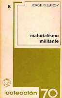    Libro N° 6999. El Materialismo Militante. Plejánov, G. V. 