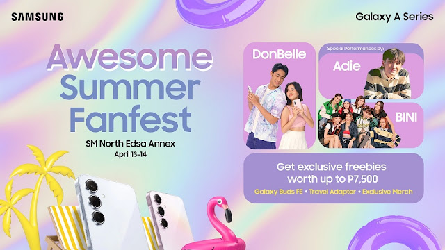 Samsung Awesome Summer Fanfest with DonBelle BINI and Adie for Galaxy A Series