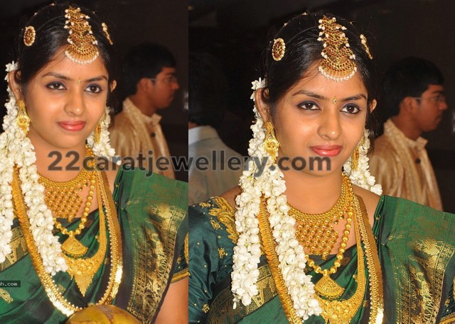 Jyothi Krishna Wife Wedding Jewellery