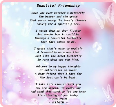 Friendship Poems