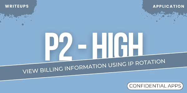 View Billing Information using IP Rotation