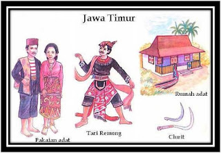 Senjata clurit tarian tari remong rumah adat rumah adat jawa