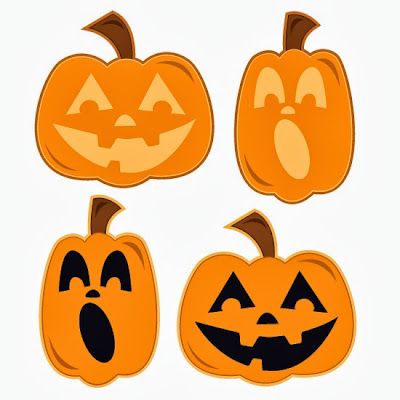 Here are some images of pumpkins with silly faces. You may want to use this Halloween pumpkin clip art for your school projects.
