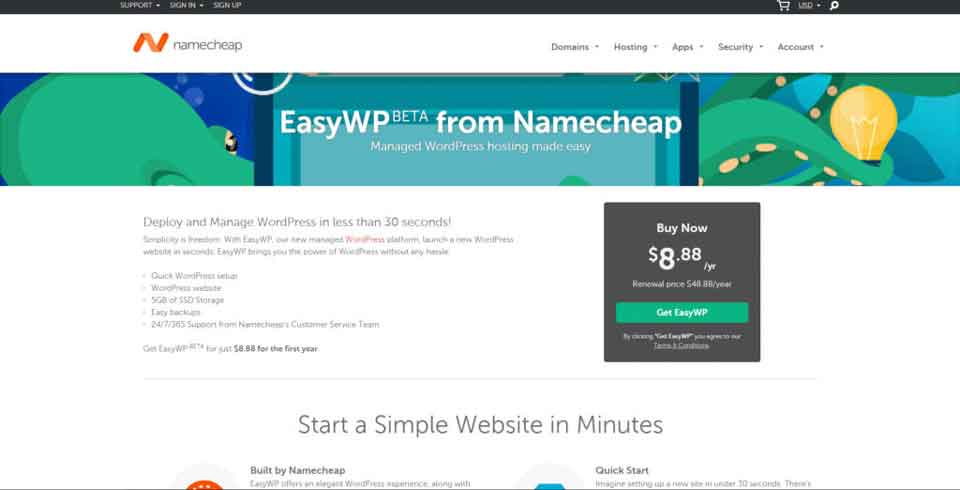 NAMECHEAP HOSTING: GET 98% OFF ON ALL PLANS