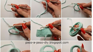 Cómo hacer una cadena con eslabones crochet / DIY